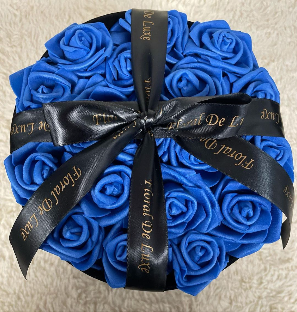 Large Velvet Hatbox