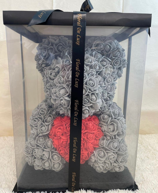 39cm Rose Bear