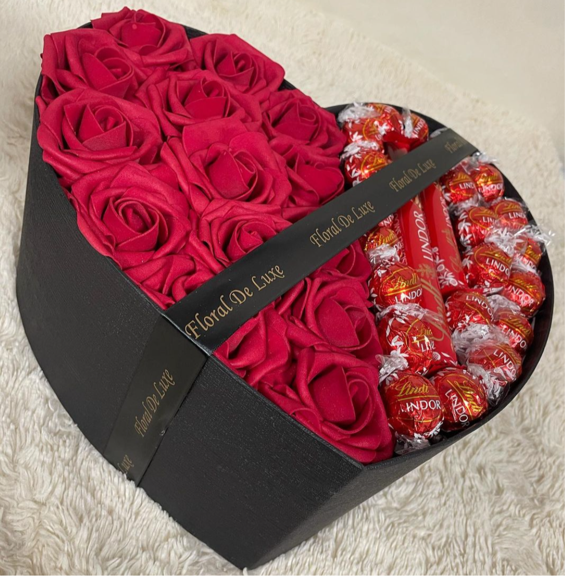 Large Lindor Heart Box