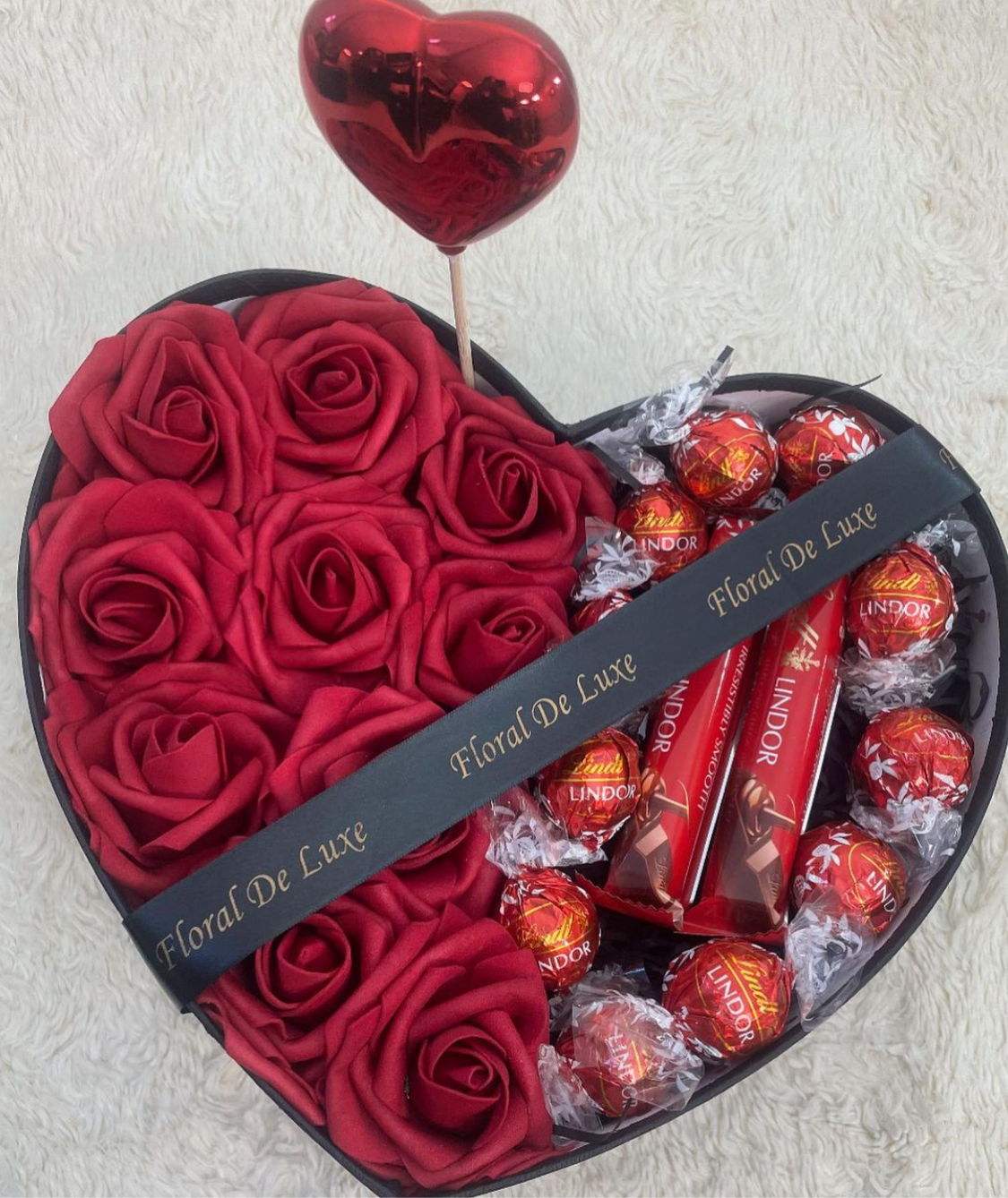 Medium Lindor Heart Box